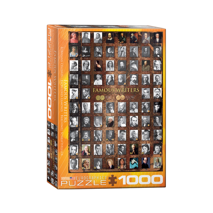 Puzzle Eurographics : Célèbres Ecrivains - 1000 Pièces