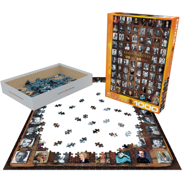 Puzzle Eurographics : Célèbres Ecrivains - 1000 Pièces