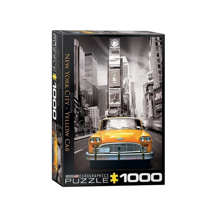Puzzle Eurographics : New York City, Yellow Cab - 1000 Pièces