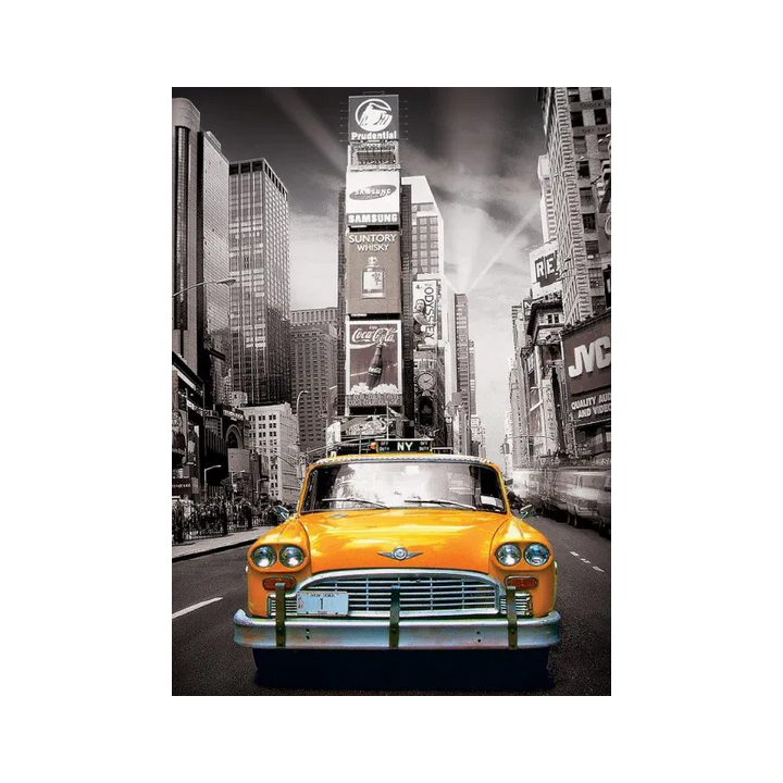 Puzzle Eurographics : New York City, Yellow Cab - 1000 Pièces