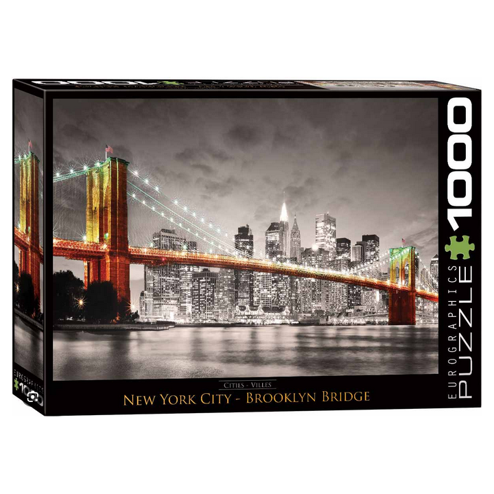 Puzzle Eurographics : New York City Brooklyn Bridge - 1000 Pièces
