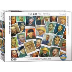 Puzzle Eurographics Fine Art Collection - Vincent Van Gogh : Portraits - 1000 Pièces