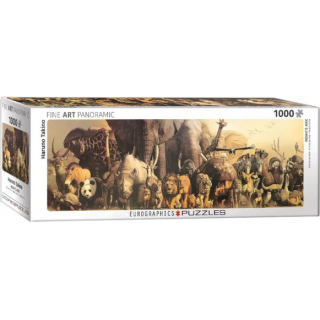 Puzzle Eurographics Panoramique : Arche de Noé - 1000 Pièces