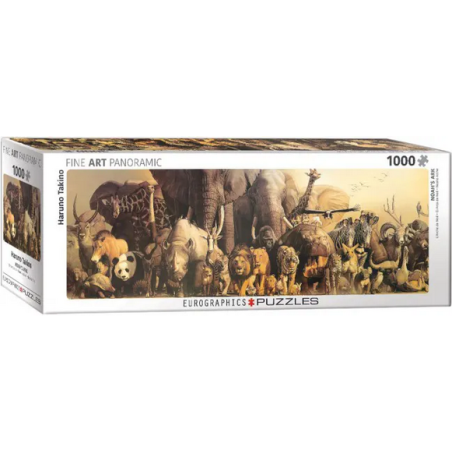 Puzzle Eurographics Panoramique : Arche de Noé - 1000 Pièces