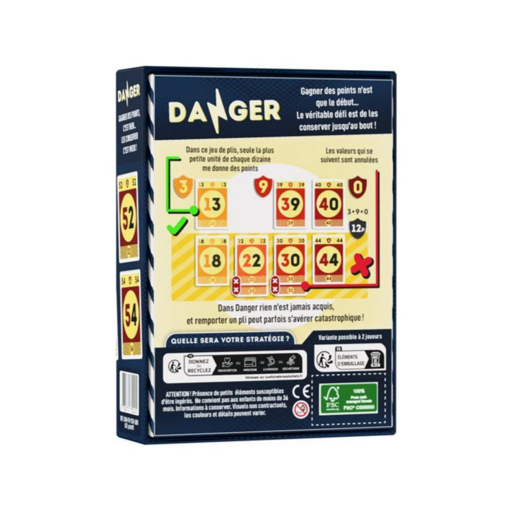 Jeux de société - Danger