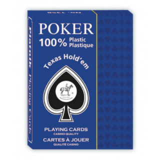 Jeux de société - Jeu de 54 cartes Poker Texas Hold'em BLEUE - Piatnik