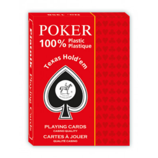 Jeux de société - Jeu de 54 cartes Poker Texas Hold'em ROUGE - Piatnik