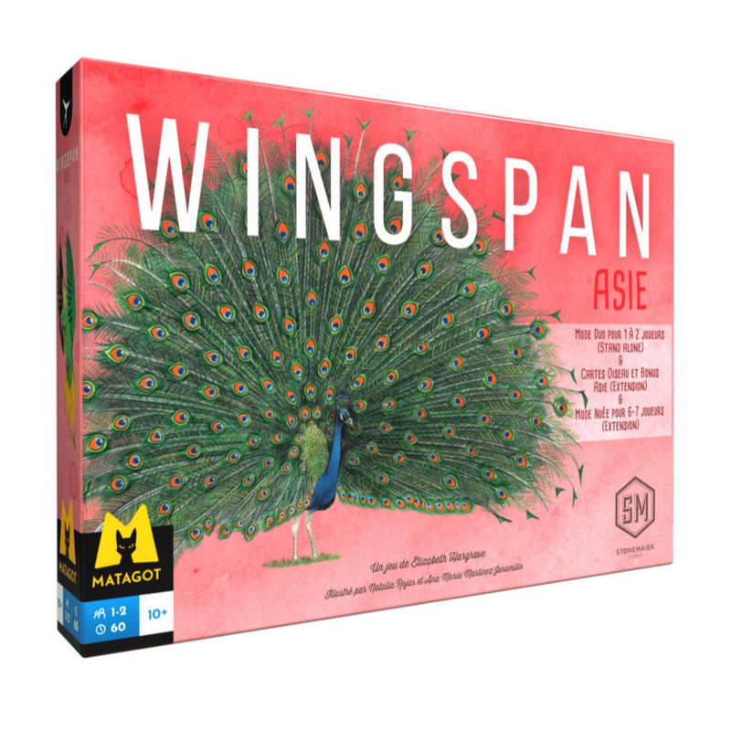 Jeux de société - Wingspan - Extension Asie Jeux de société - Wingspan - Extension Asie