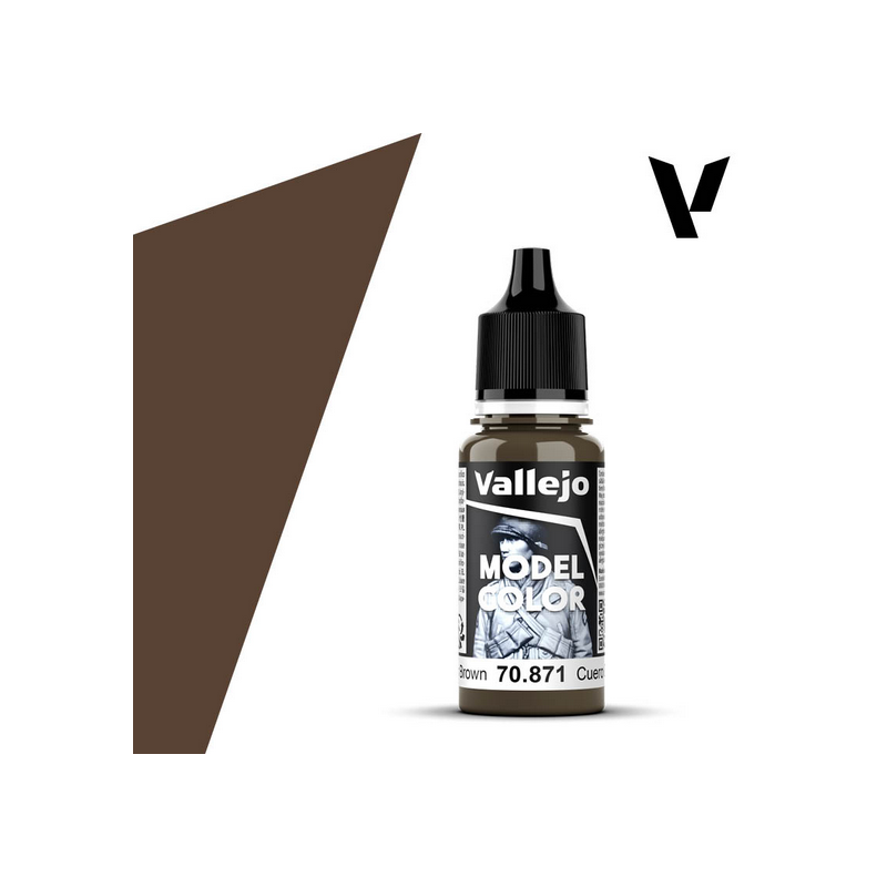 Peinture Vallejo Model Color : Leather Brown - Cuero Oscuro Peinture Vallejo Model Color : Leather Brown - Cuero Oscuro
