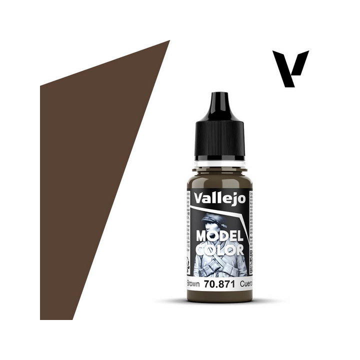 Peinture Vallejo Model Color : Leather Brown - Cuero Oscuro