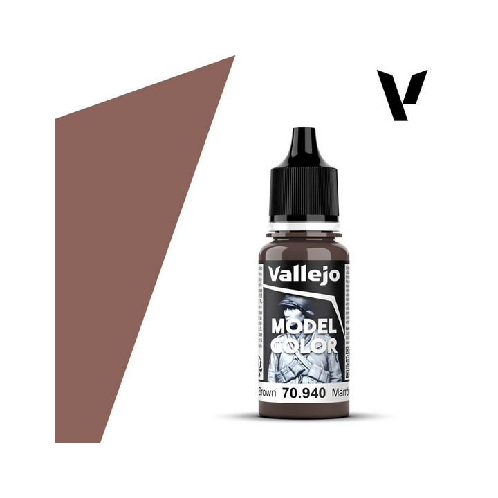 Peinture Vallejo Model Color : Saddle Brown - Marron Cuero