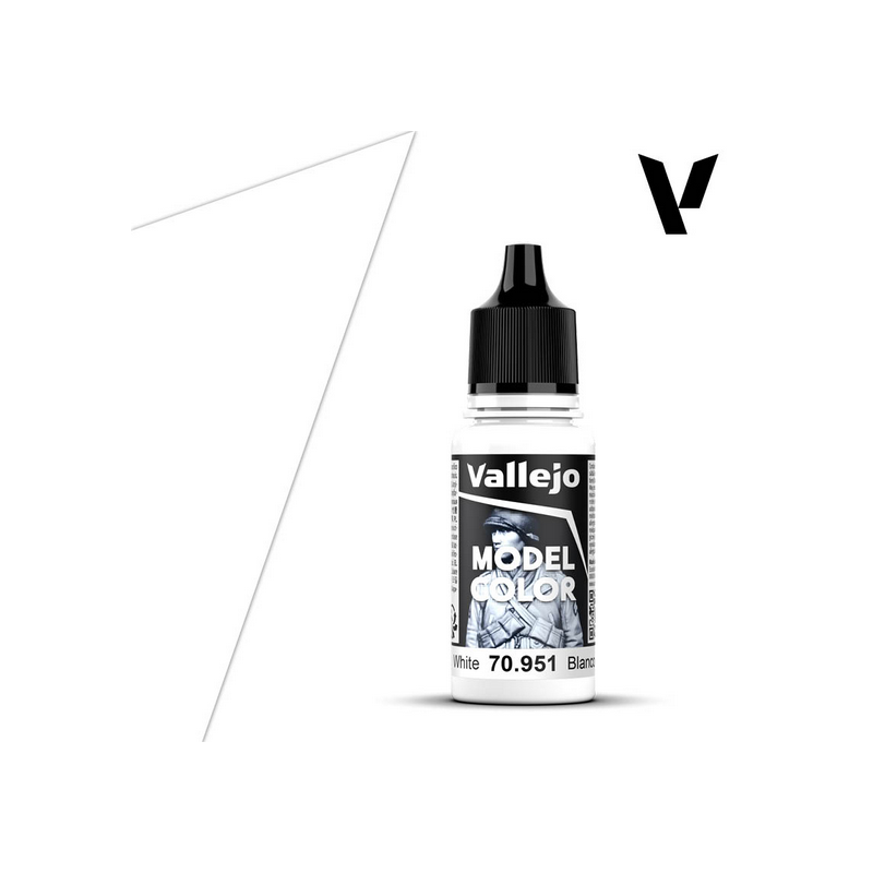 Peinture Vallejo Model Color : White - Blanco Peinture Vallejo Model Color : White - Blanco