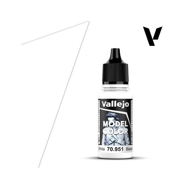 Peinture Vallejo Model Color : White - Blanco