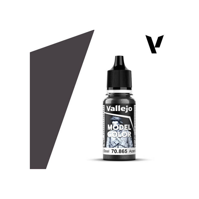 Peinture Vallejo Model Color : Oily Steel - Acero Engrasado Peinture Vallejo Model Color : Oily Steel - Acero Engrasado