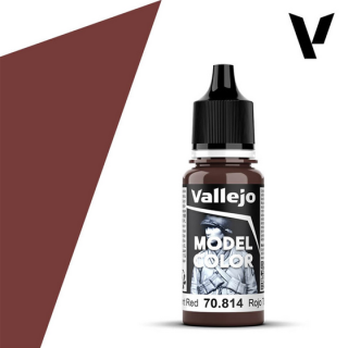 Peinture Vallejo Model Color : Burnt Red - Rojo Tostado