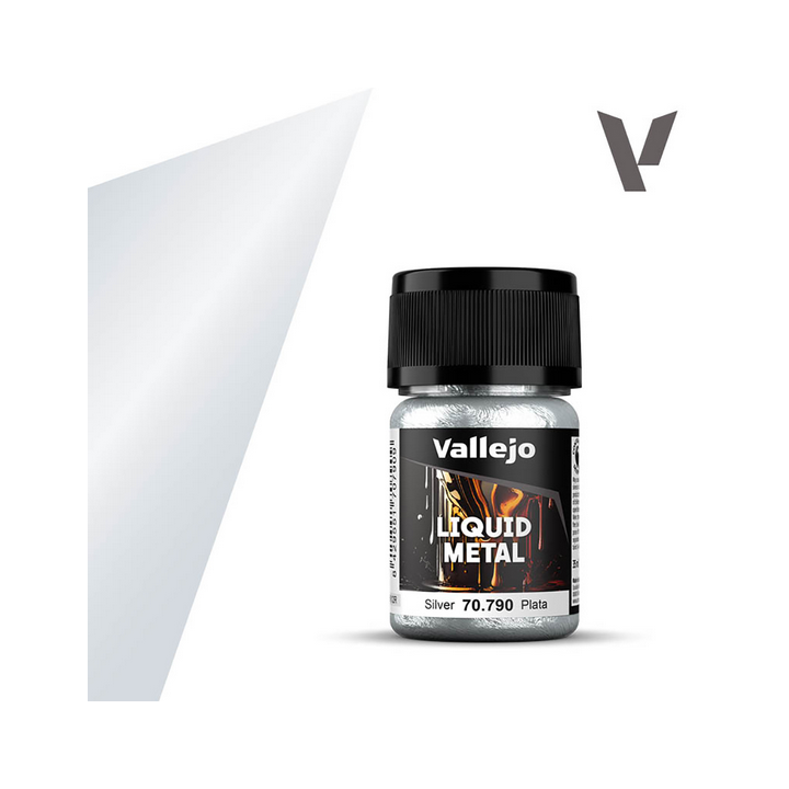 Peinture Vallejo Liquid Metal : Silver - Plata