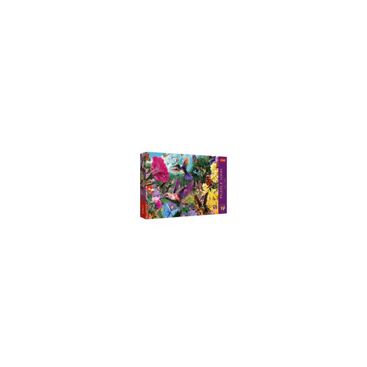 Puzzle Trefl - L'heure du thé Premium Plus : Jardin des colibris - 1000 pièces