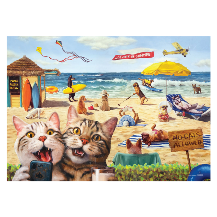 Puzzle Eurographics : Interdit aux chats - 500 Pièces