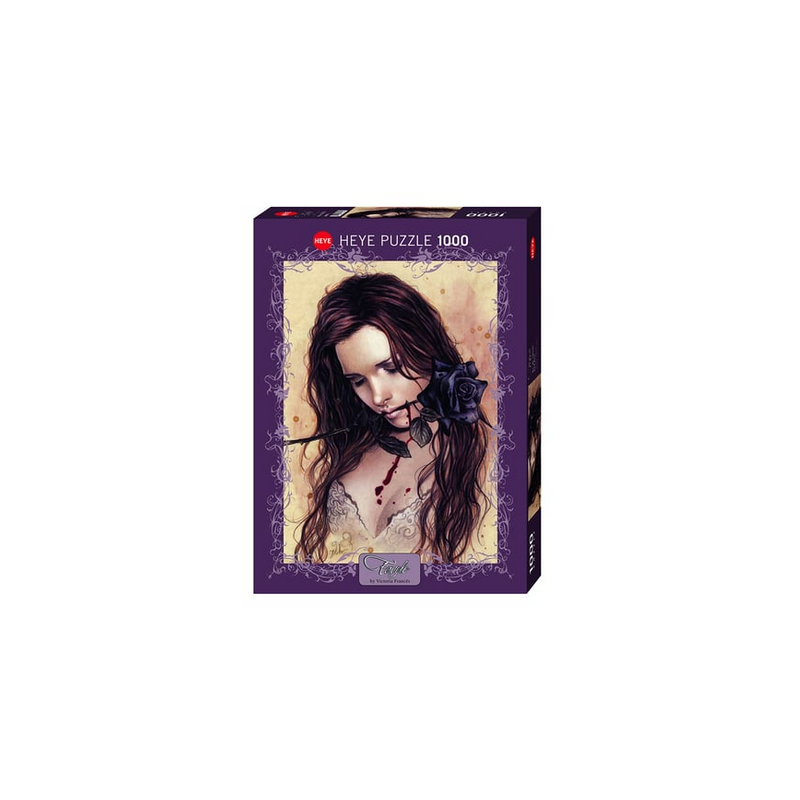 Puzzle Heye : Victoria Francès - La rose noire - 1000 Pièces