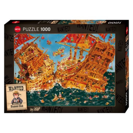 Puzzle Heye :  Jean-Jacques Loup : Wanted Diamond - 1000 Pièces