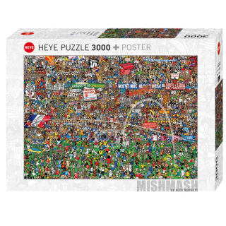 Puzzle Heye : Alex Bennett : Football History - 3000 Pièces