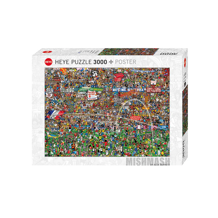 Puzzle Heye : Alex Bennett : Football History - 3000 Pièces