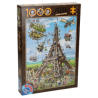 Puzzle Cartoon Collection : Construction de la Tour Eiffel - 1000 Pièces