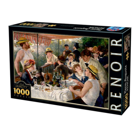 Puzzle Hight Quality : Auguste Renoir : Déjeuner des Canotiers - 1000 Pièces