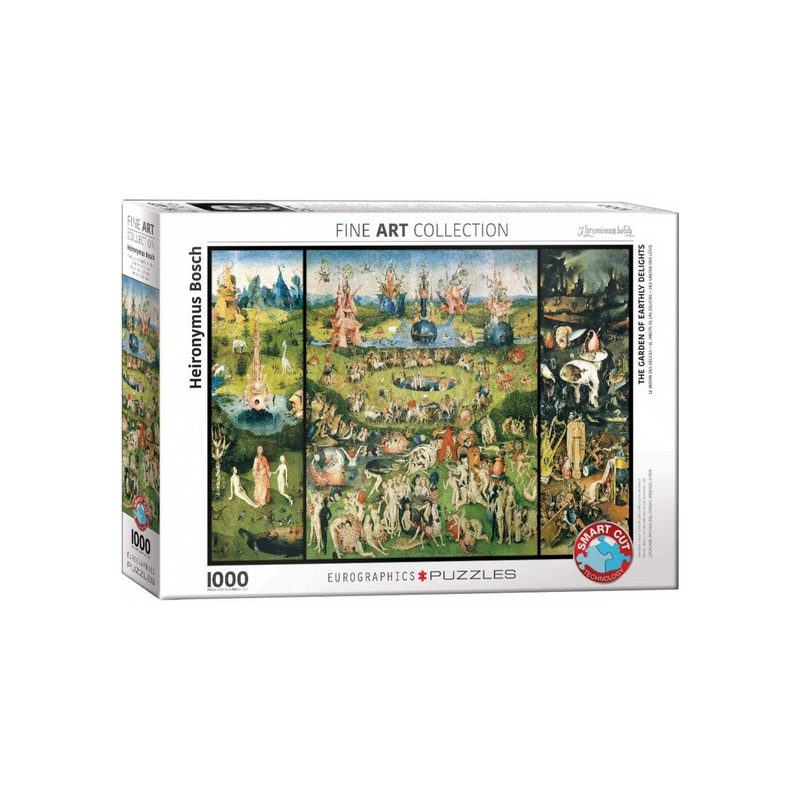 Puzzle Eurographics Fine Art - Heironymus Bosch : Le Jardin des Délices - 1000 Pièces