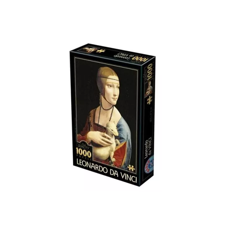 Puzzle :  Leonard de Vinci : La Dame à l'Hermine - 1000 Pièces