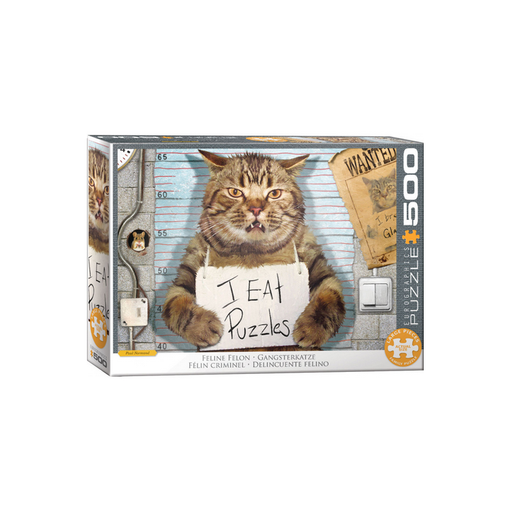 Puzzle Eurographics XXL : Félin Criminel - 500 Pièces