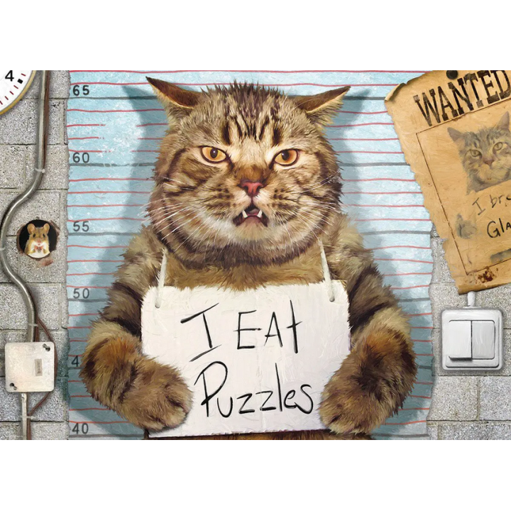 Puzzle Eurographics XXL : Félin Criminel - 500 Pièces