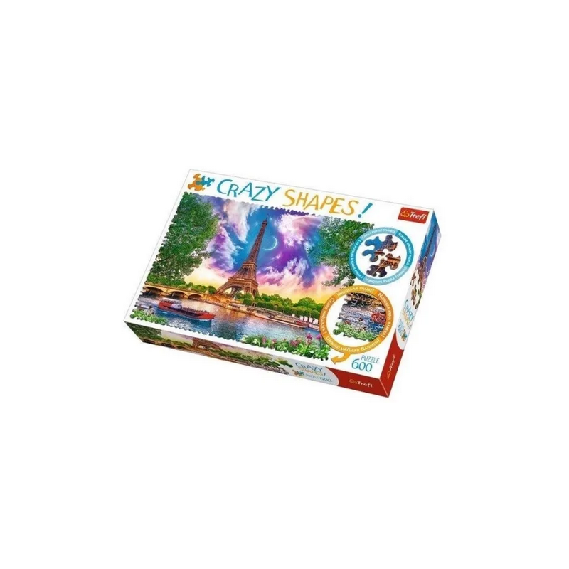 Puzzle Crazy Shapes - Tropical Island - 600 Pièces Puzzle Crazy Shapes - Tropical Island - 600 Pièces
