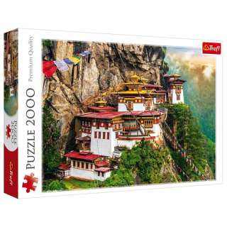 Puzzle Trefl - Nid du Tigre : Boutan - 2000 Pièces