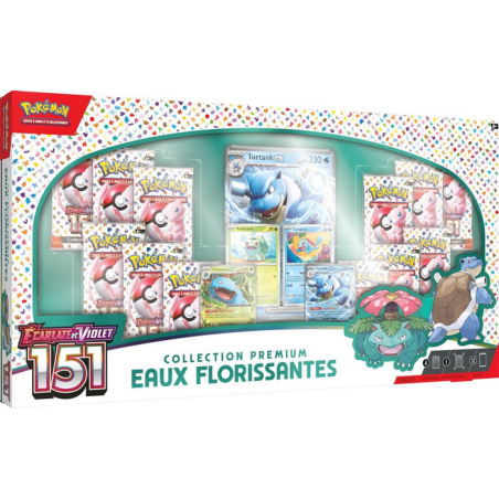 Pokémon : Coffret 151 Premium : Eaux Florissantes