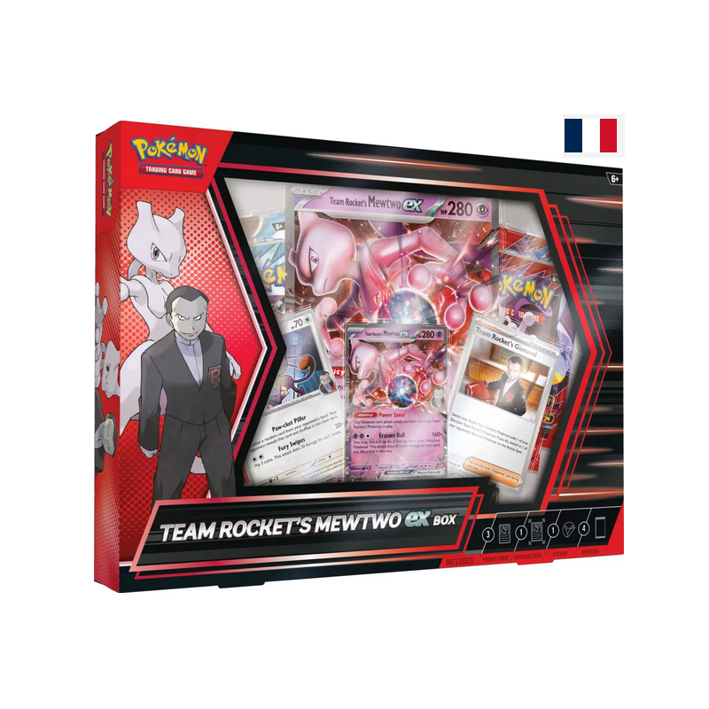 Pokémon : Coffret EV10 Mewtwo ex de la Team Rocket Pokémon : Coffret EV10 Mewtwo ex de la Team Rocket