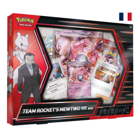 Pokémon : Coffret EV10 Mewtwo ex de la Team Rocket