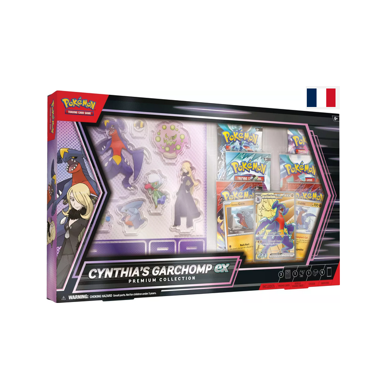 Pokémon : Coffret Collection Premium : Carchacrok de ex Cynthia