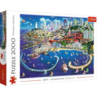 Puzzle Trefl :  Baie de San Francisco - 2000 Pièces