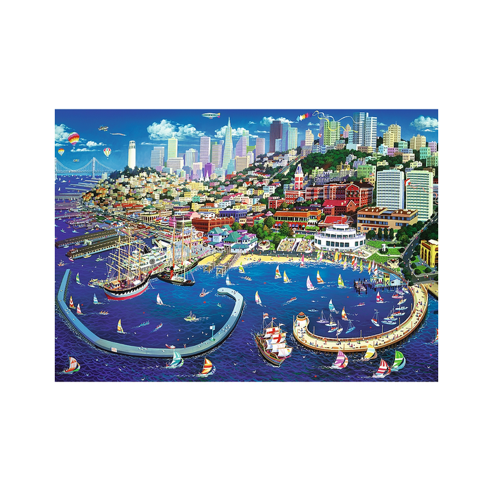 Puzzle Trefl :  Baie de San Francisco - 2000 Pièces