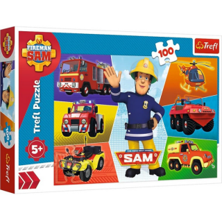 Puzzle Trefl :  Sam le Pompier - 100 Pièces