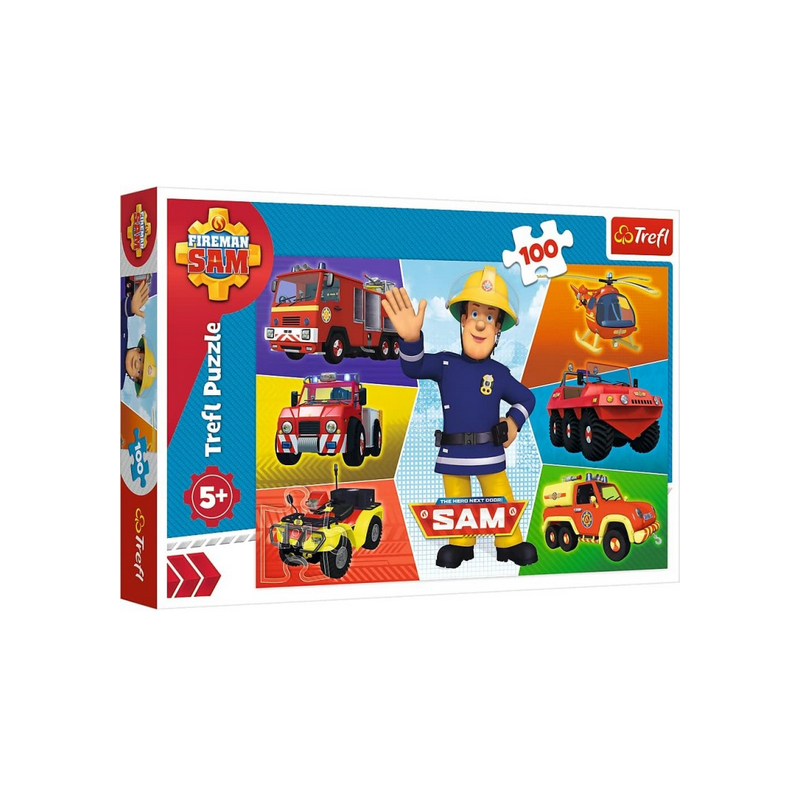 Puzzle Trefl : Sam le Pompier - 100 Pièces Puzzle Trefl : Sam le Pompier - 100 Pièces