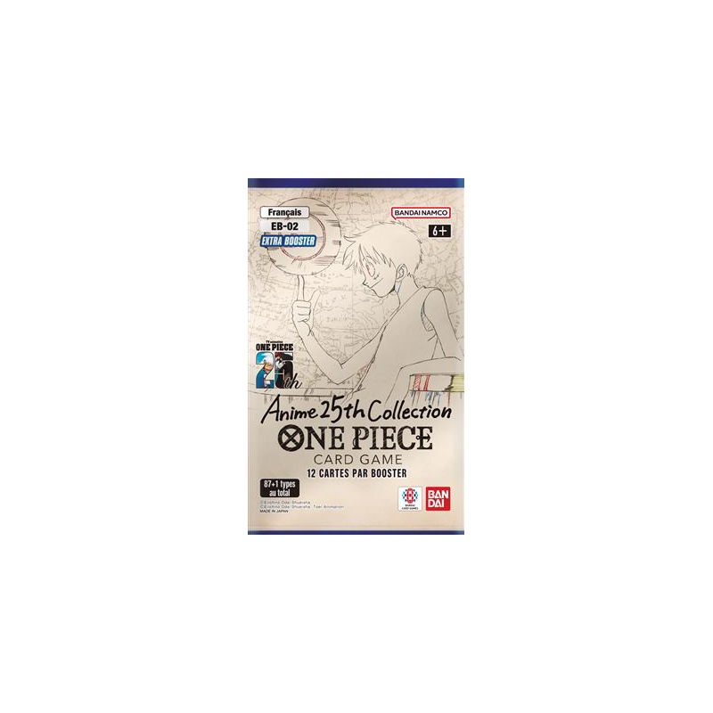 Booster Extra One Piece Card Game FR - Anime 25th Collection - EB02 Booster Extra One Piece Card Game FR - Anime 25th Collection - EB02