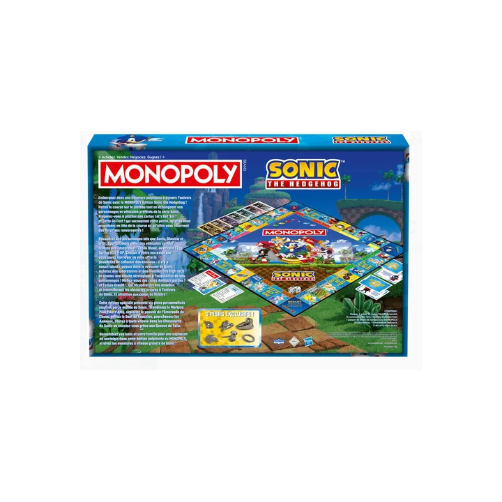 Jeux de société - Monopoly : Sonic