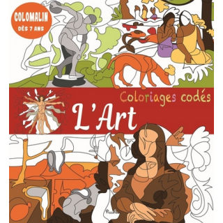 Livre coloriage - Coloriages codés - Colomalin : L'Art