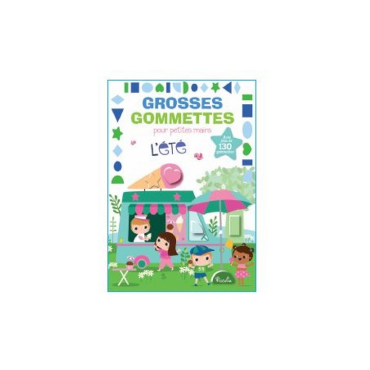 Livre Gommettes - Grosses Gommettes pour petites mains - L'été