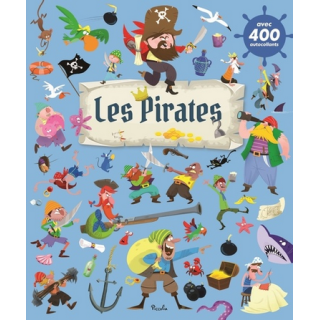 Livre Gommettes avec 400 autocollants - Les Pirates