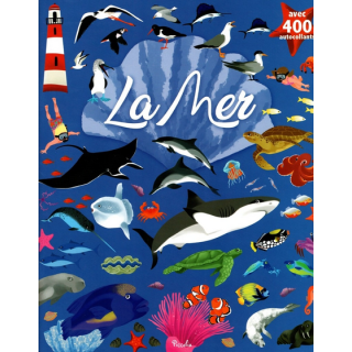 Livre Gommettes avec 400 autocollants - La Mer