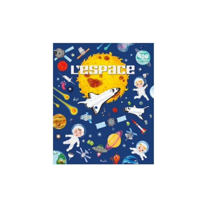 Livre Gommettes avec 400 autocollants - L'espace