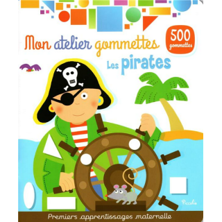 Livre Gommettes - Mon Atelier Gommettes : Les Pirates